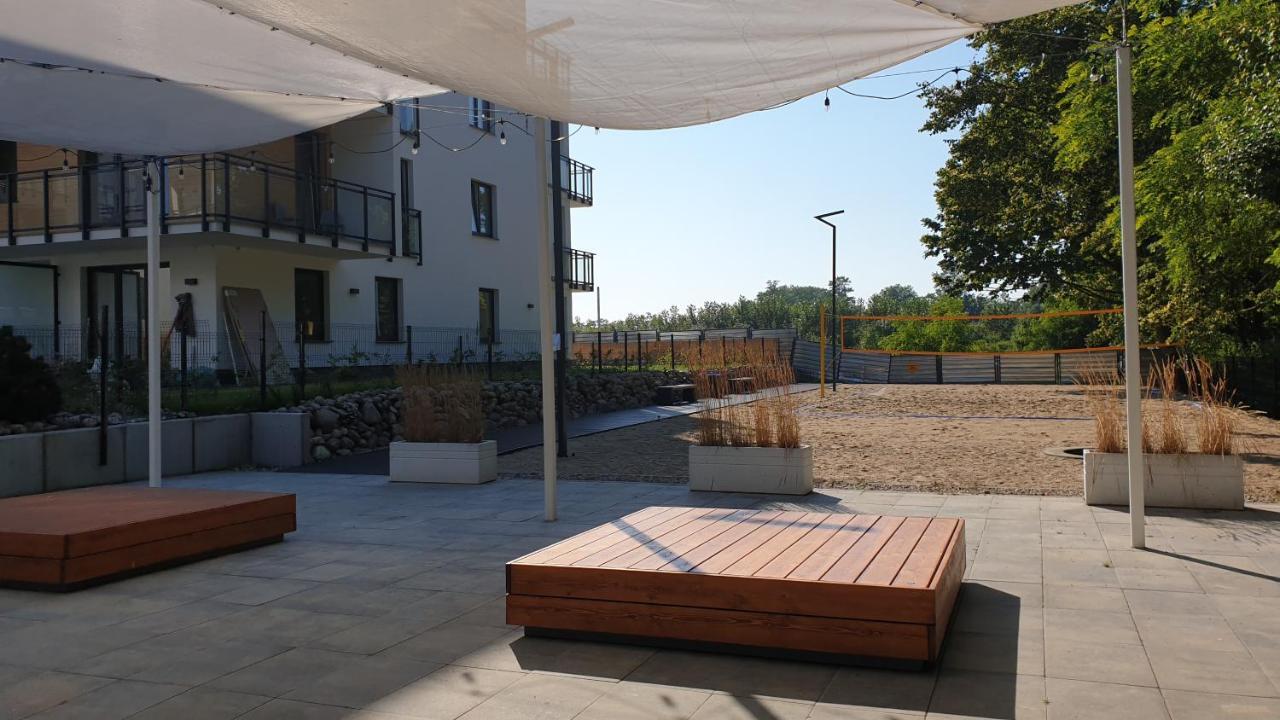 Apartament "Zloty Relaks" Tuz Przy Plazy Z Balkonem Z Widokiem Na Hel I Hamakami Puck Exteriör bild