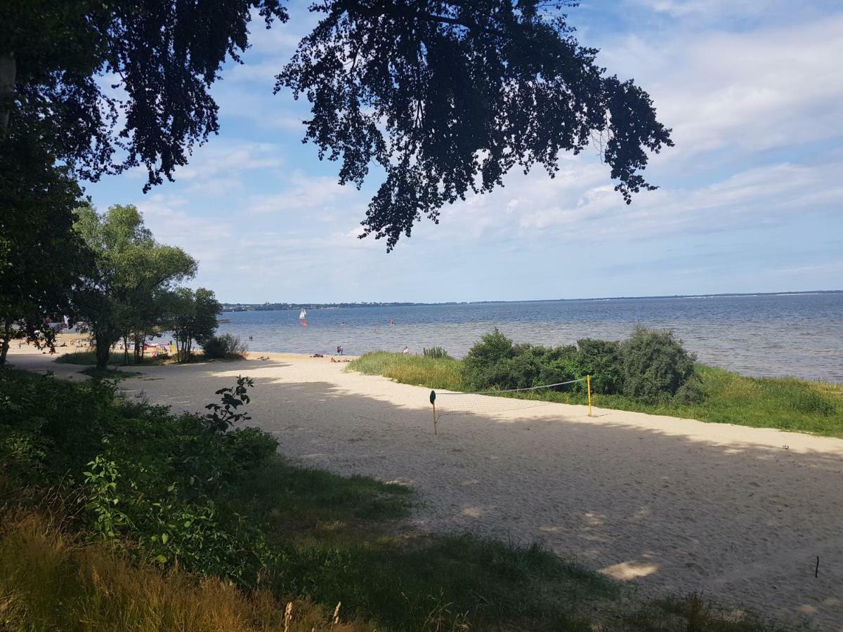 Apartament "Zloty Relaks" Tuz Przy Plazy Z Balkonem Z Widokiem Na Hel I Hamakami Puck Exteriör bild