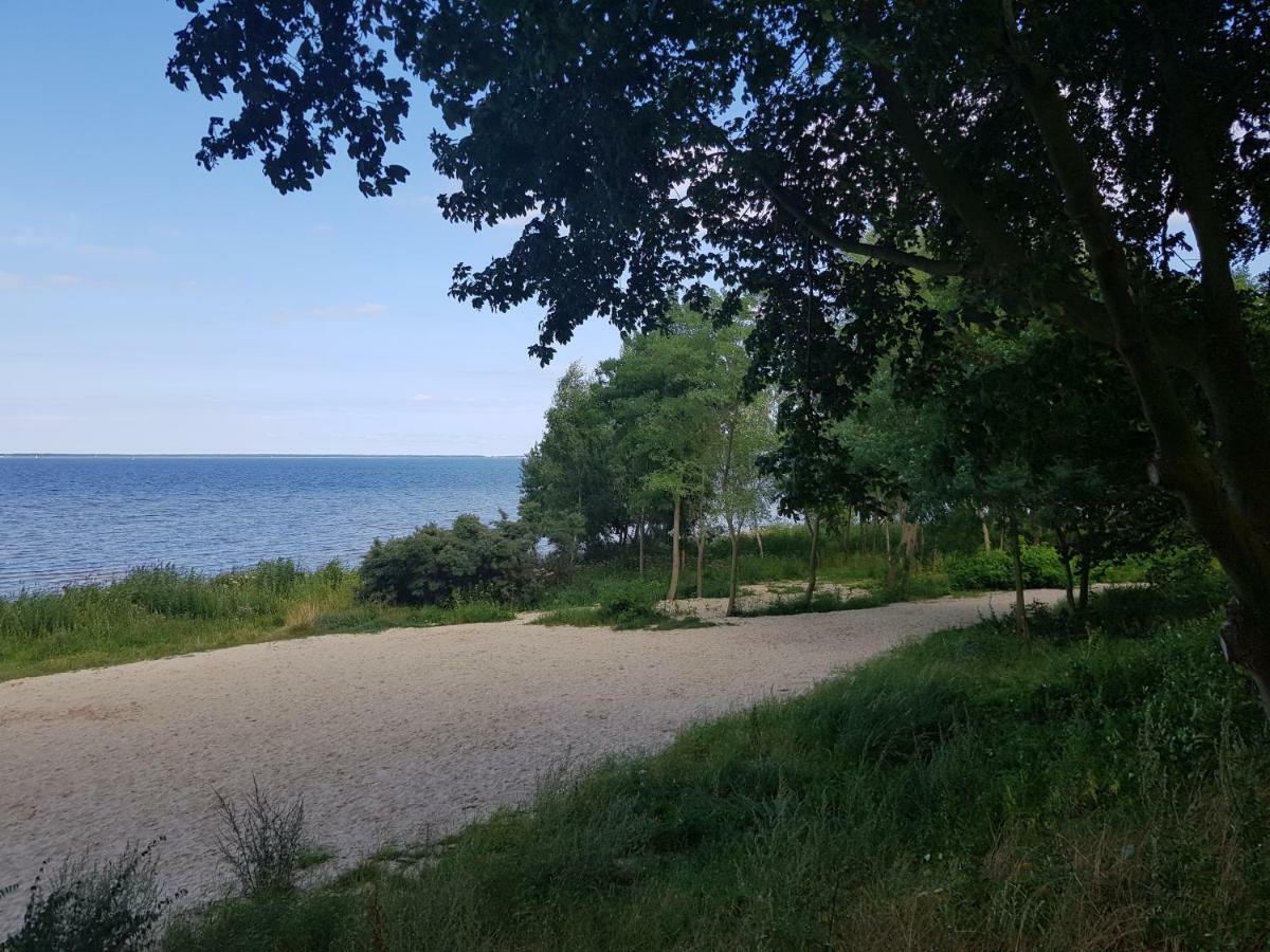 Apartament "Zloty Relaks" Tuz Przy Plazy Z Balkonem Z Widokiem Na Hel I Hamakami Puck Exteriör bild
