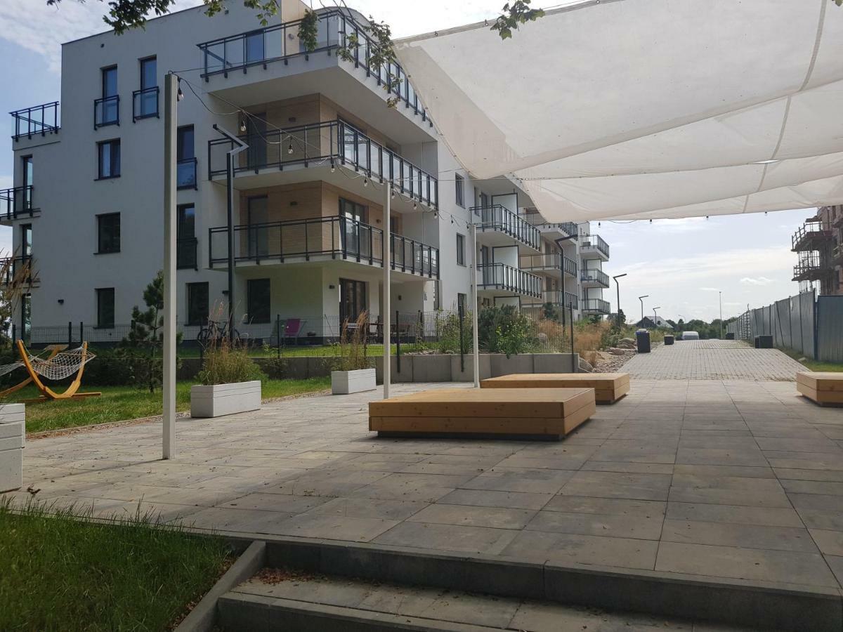 Apartament "Zloty Relaks" Tuz Przy Plazy Z Balkonem Z Widokiem Na Hel I Hamakami Puck Exteriör bild